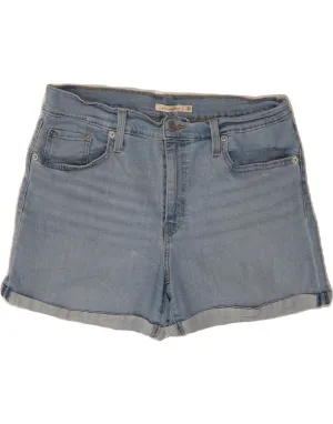 new semester LEVI'S Womens Denim Shorts W32 Large Blue Cotton