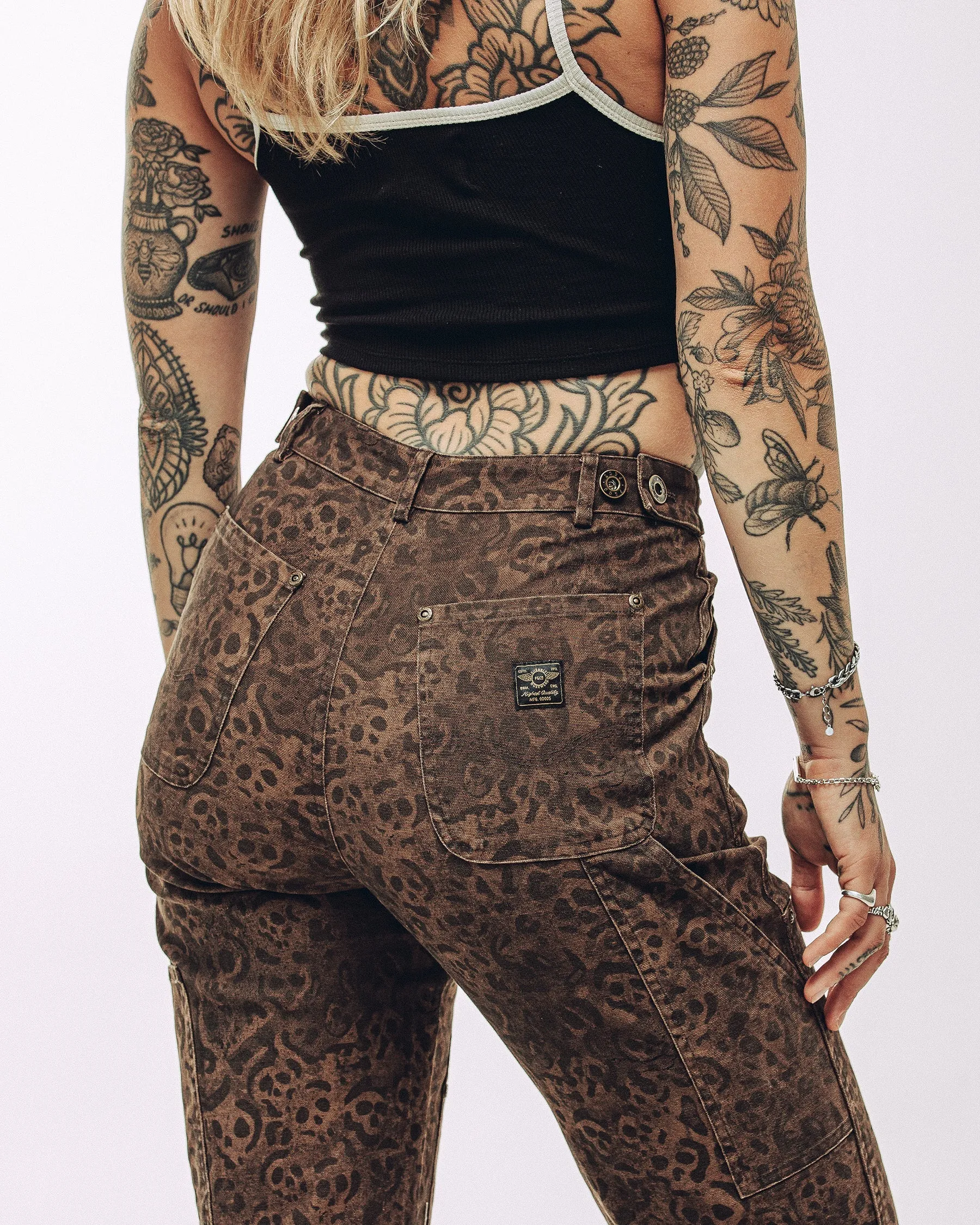 Albion Carpenter Pant - Leopard Print Flexible Fit
