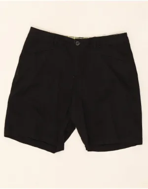 LEE Womens High Waist Casual Shorts US 16 2XL W34  Black Cotton windproof Versatile Look