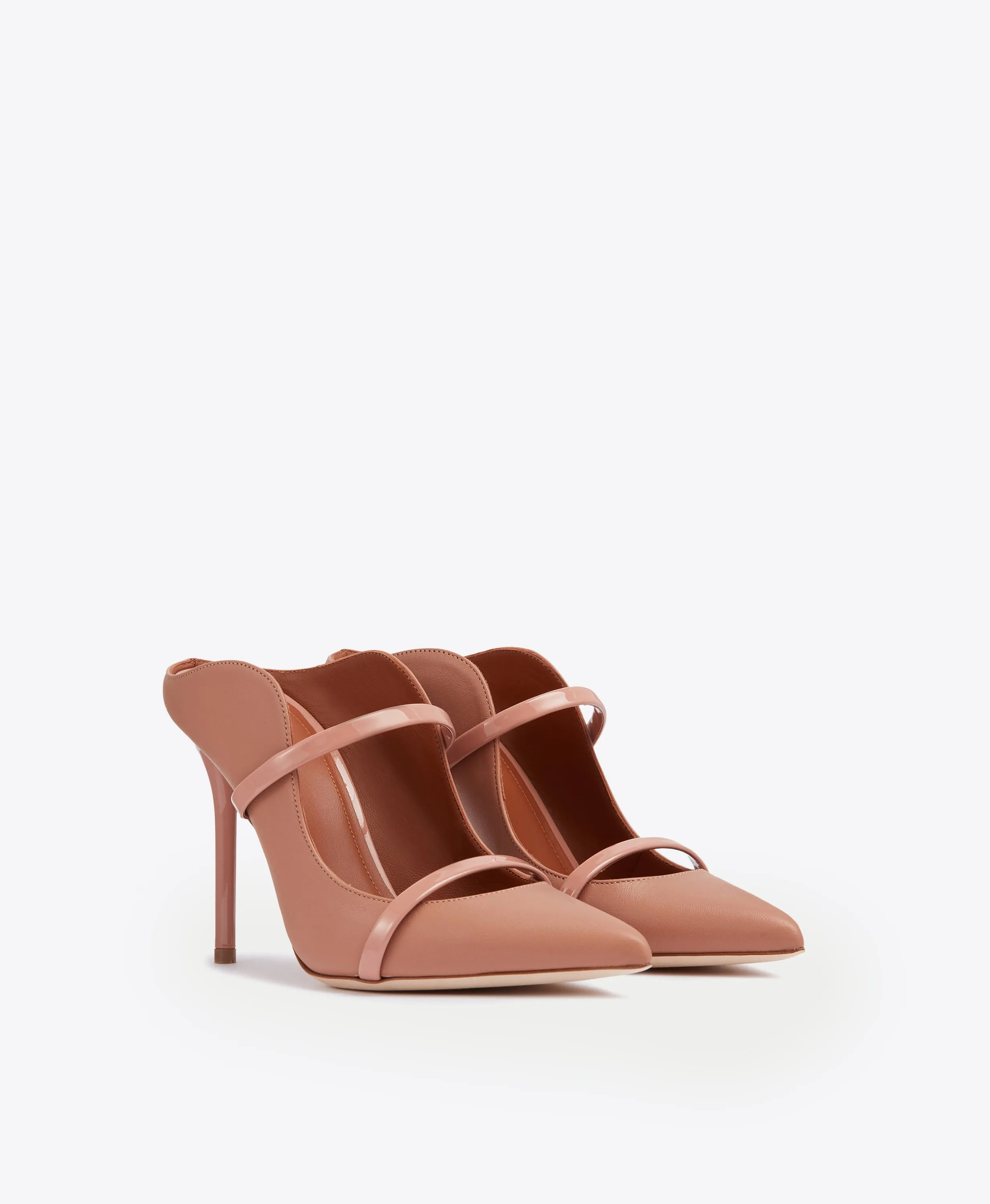 Maureen 100 Blush Leather Mules All Occasion Easy to Wear