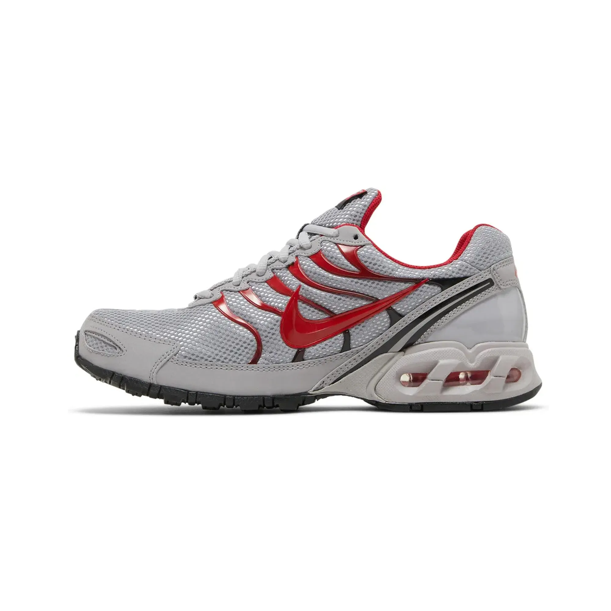 Nike Air Max Torch 4 'Atmosphere Grey University Red' (2018) running in morning Bacterial Resistant Lining