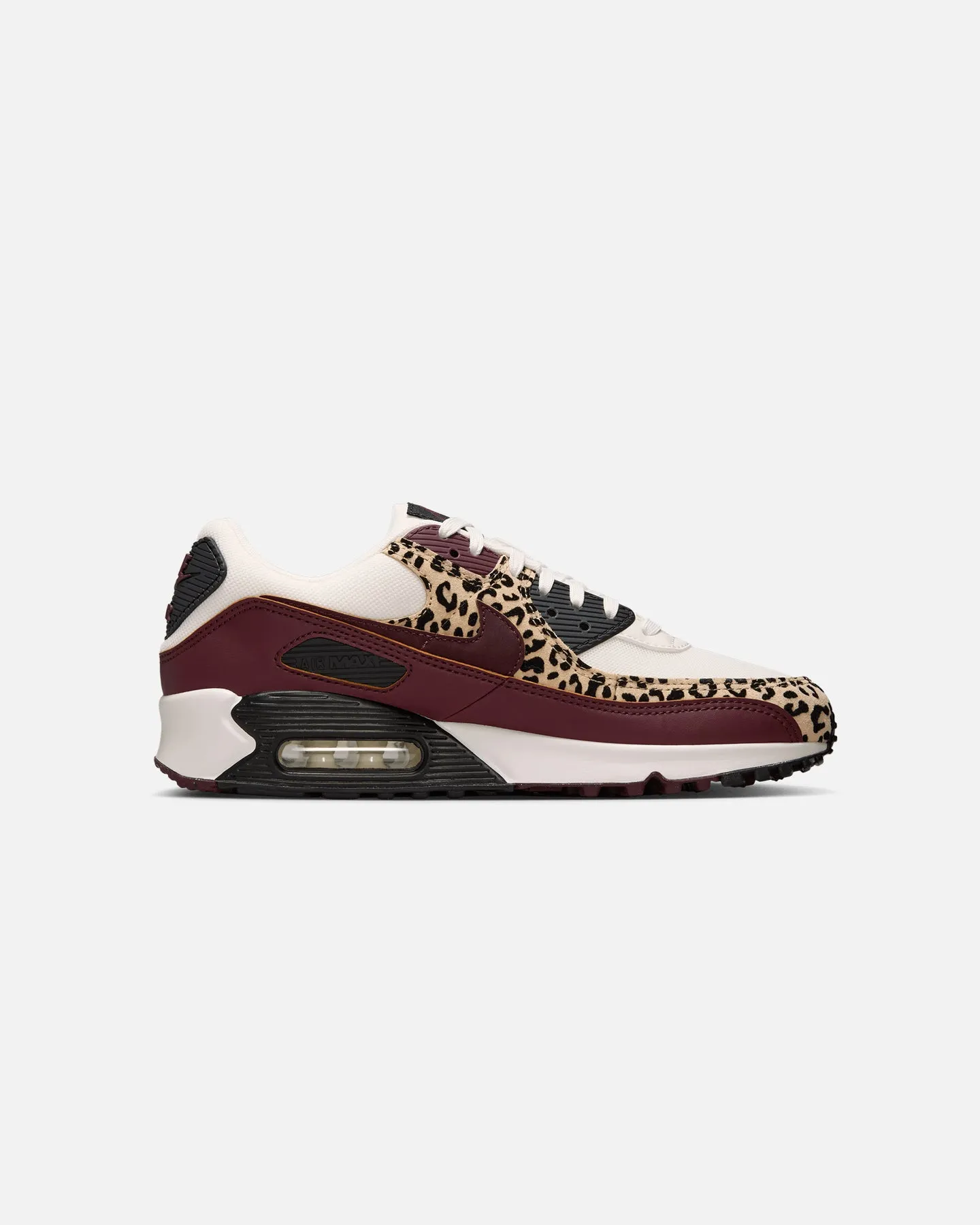 New York Rebound Technology Nike Women's Air Max 90 Sail/Burgundy Crush/Black