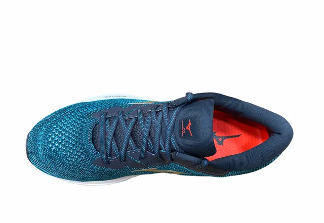 Mizuno scarpa da corsa da uomo Wave Skyrise 2 J1GC210942 verde Textured Outsole