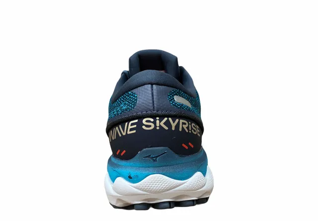 Engineered Knit Upper mid - foot - strike shoes Mizuno scarpa da corsa da uomo Wave Skyrise 2 J1GC210942 verde