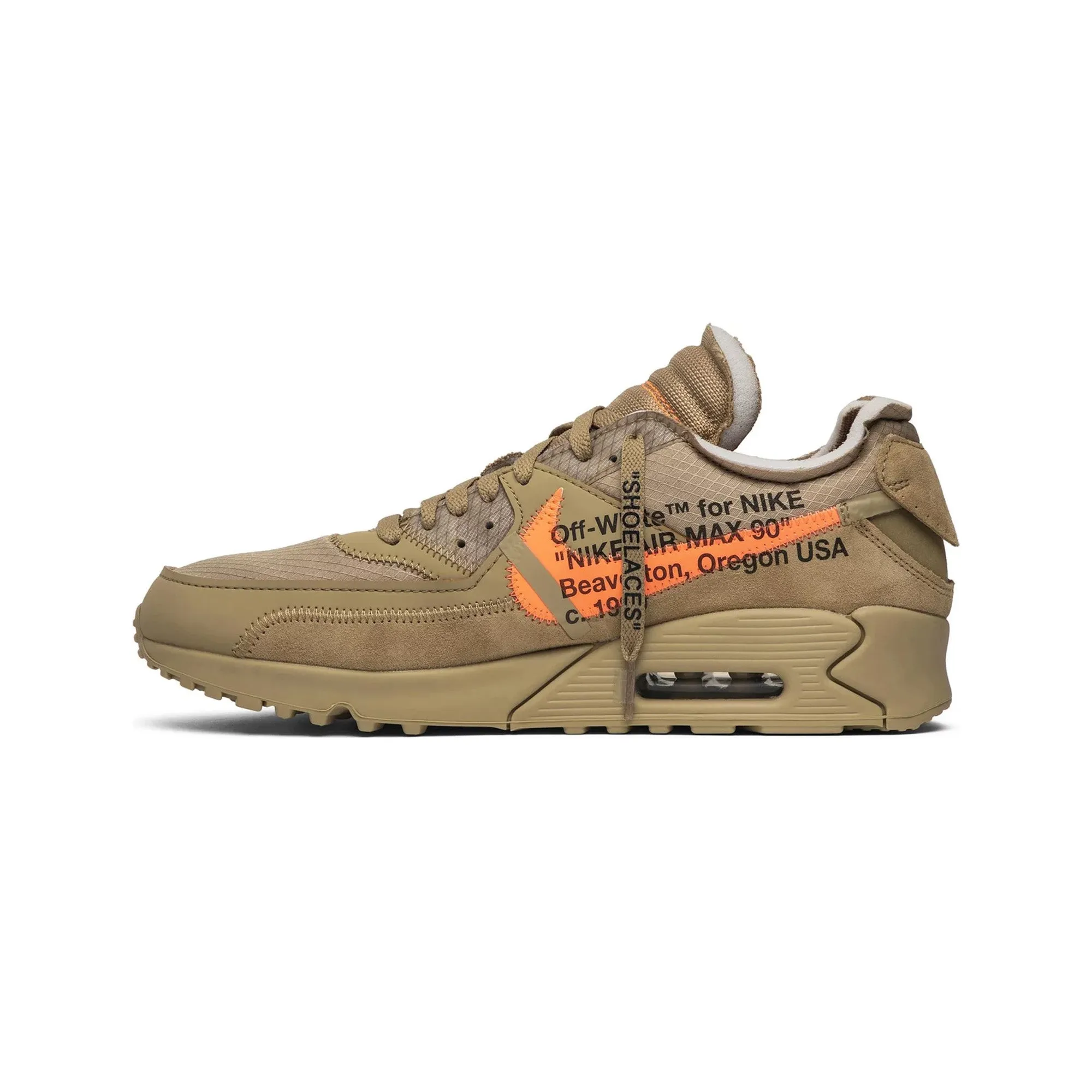 Lightweight Sole Air Max 90 x Off-White 'Desert Ore' (New)