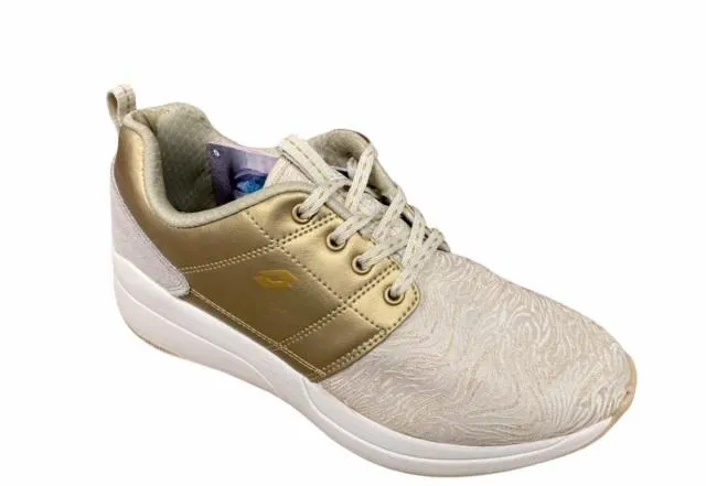 Well   Ventilated Lotto scarpa sneakers da donna Iris II AMF S7659 NUT oro
