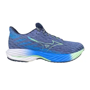 adjustable - lace shoes breathable - mesh - upper shoes Mizuno scarpa da corsa da uomo Wave Rider 28 J1GC240351 indaco-menta-blu