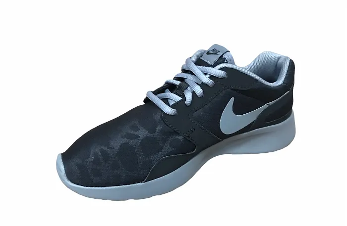 Nike scarpa sportiva da donna Kaishi Print 705374 001 nero-grigio Split Second Heel Lock