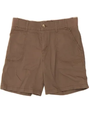 LEE Womens Riders Mid Rise Casual Shorts US 10 Large W36  Grey Cotton Style Basic Flatlock stitching