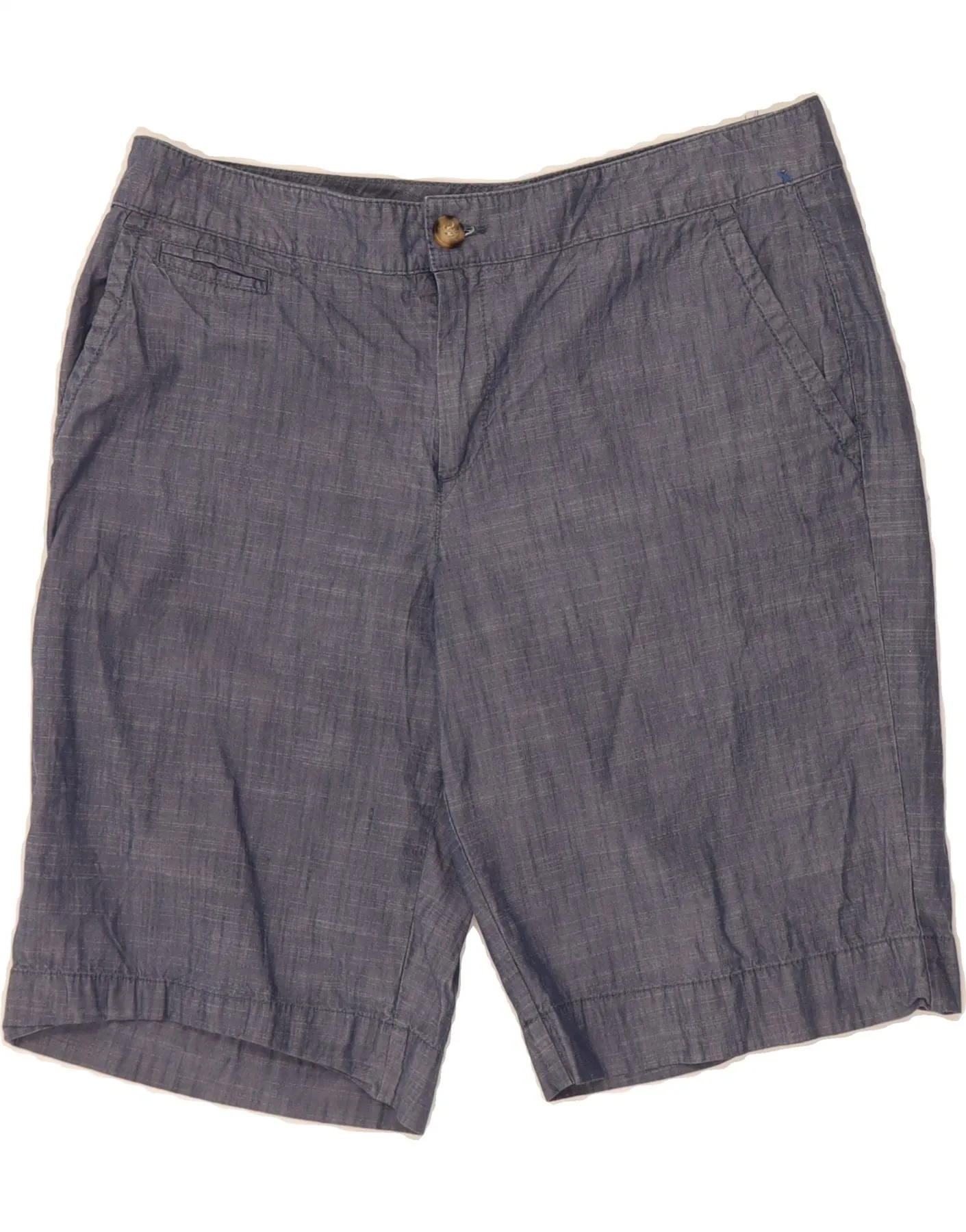 cycling attire DOCKERS Womens Curvy Mid Rise Chino Shorts US 12 Large W34  Blue Flecked