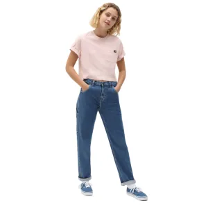 Dickies pantalone jeans da donna Ellendale DK0A4XEKCLB1 blu classico Base Wear