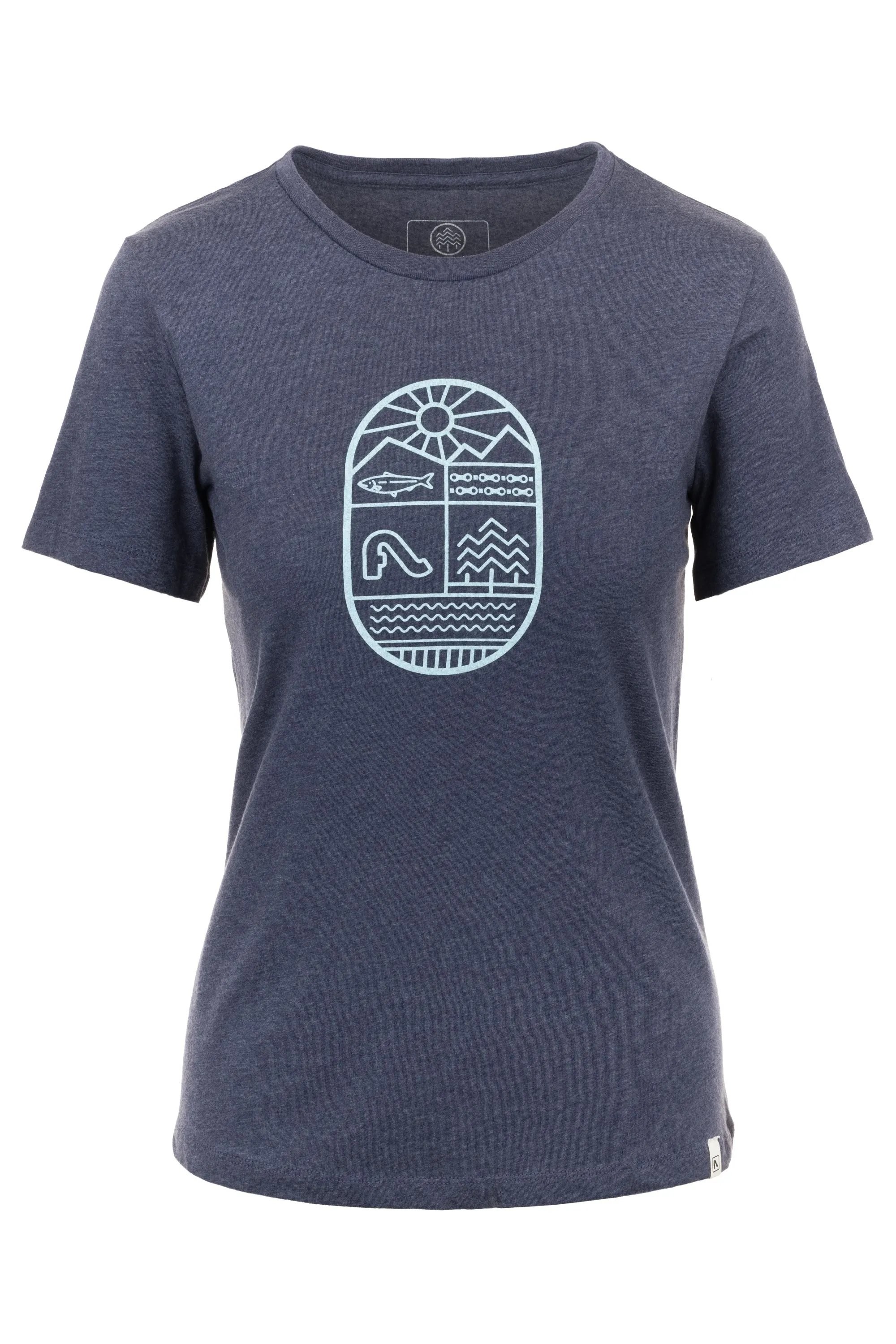 2024 W Crest Tee Outdoor Sports Cozy Vibe