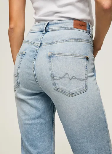 Weekend Style Basic Outfit Pepe Jeans Pantalone jeans da donna  Violet PL204176RR4