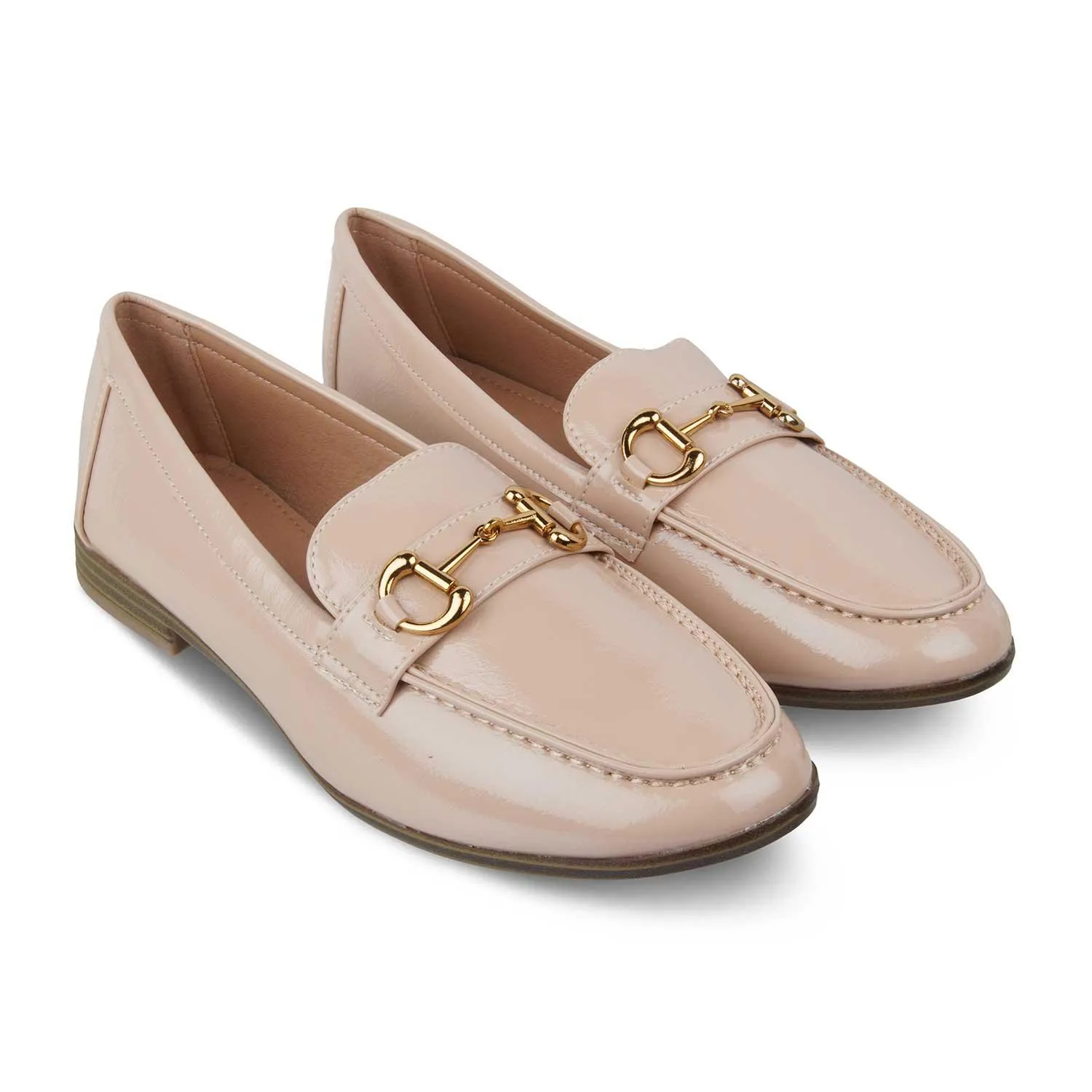 The Sigor Beige Women's Dress Loafers Tresmode Casual Style Shoes Business Casual Shoes