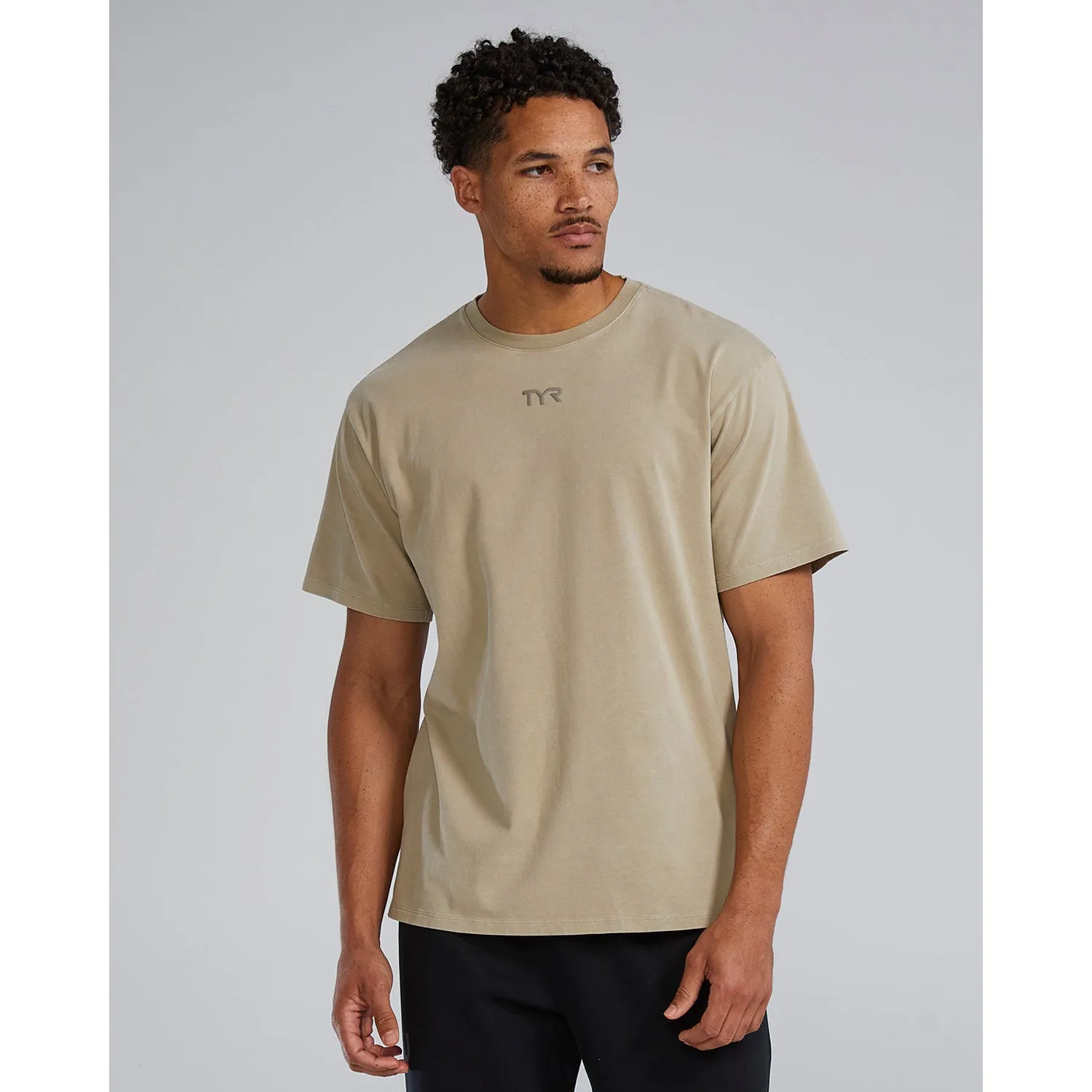 TYR Unisex Garment-Dyed Oversized Tee Chilly Weather Style Chic Comfort Wear