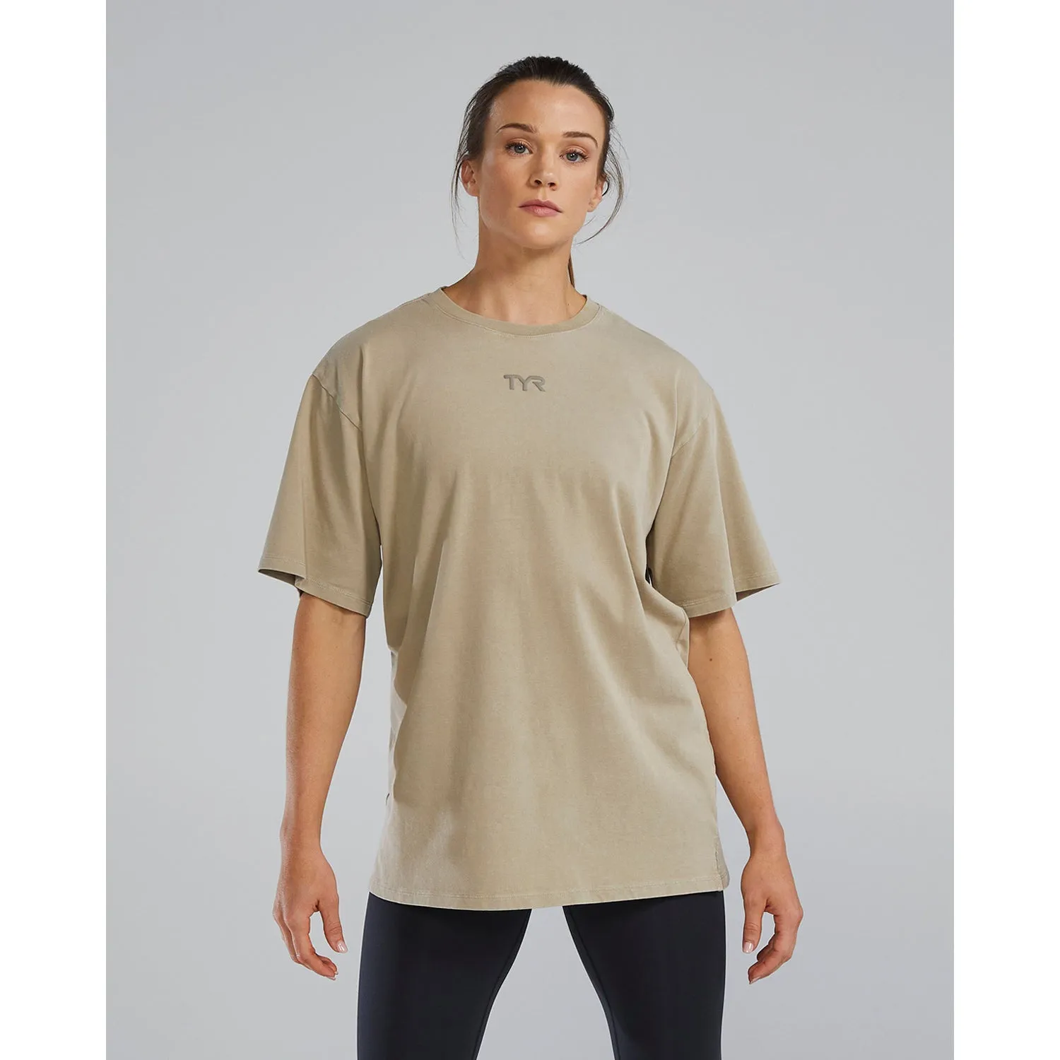 Stain Resistant UV Protection Fabric TYR Unisex Garment-Dyed Oversized Tee