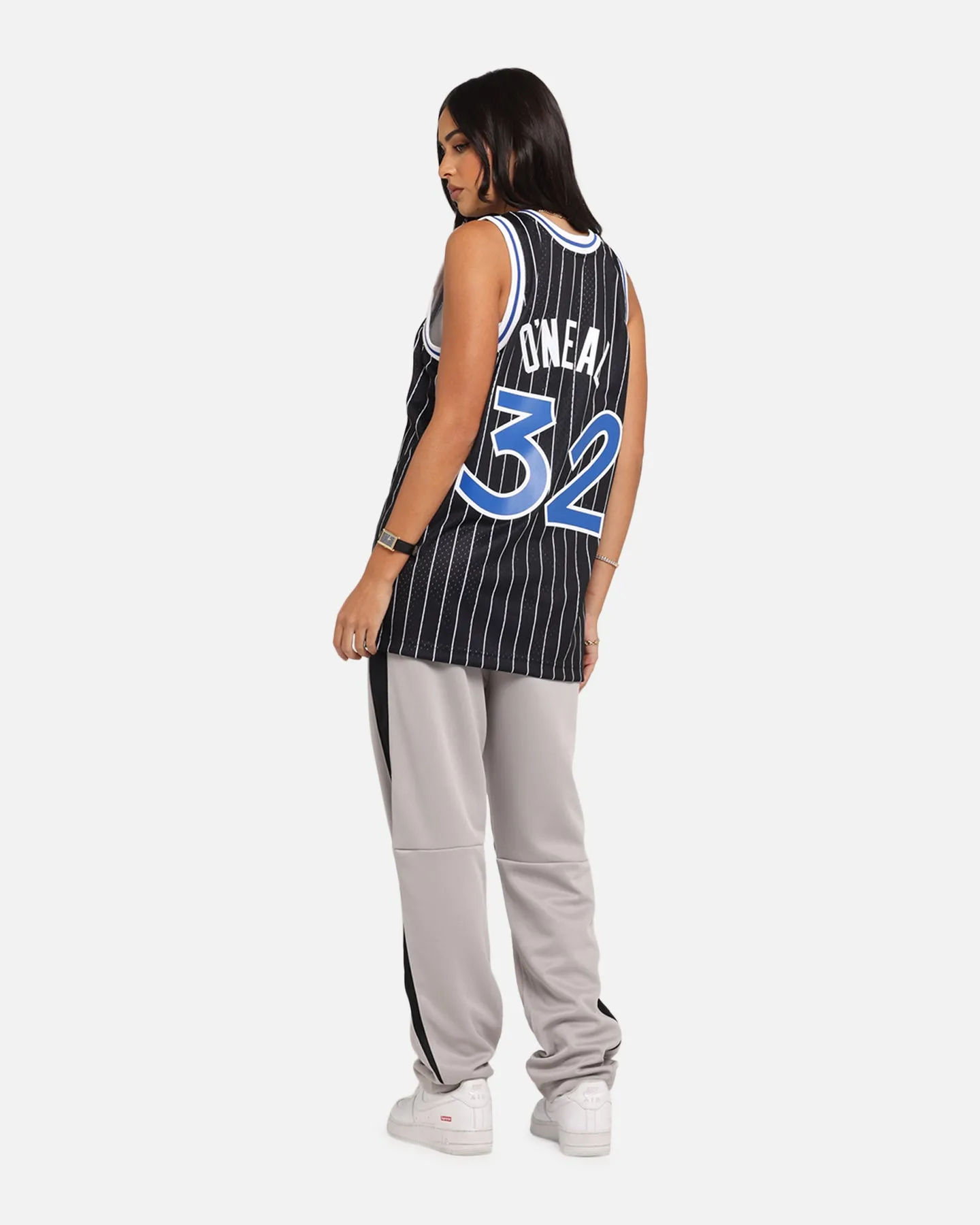 Mitchell & Ness Orlando Magic Shaquille O'Neal '94-'95 #32 Alternate Swingman Jersey Black/White Anti Ride Up Design