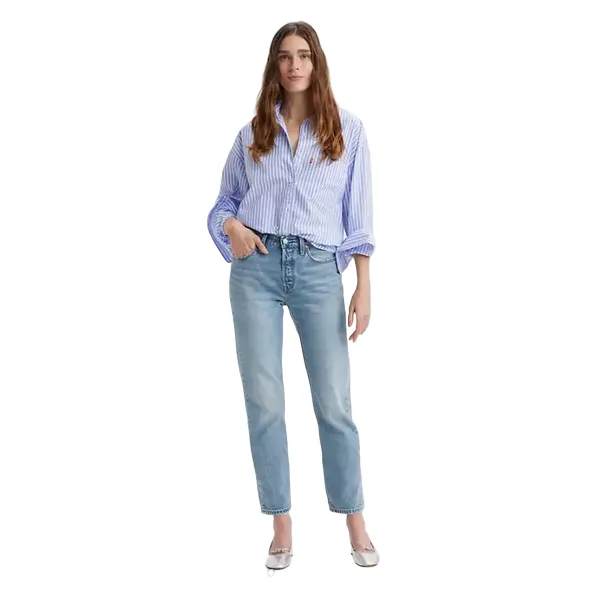 Bold Road Trip City Walk Bold Look Levi's pantalone jeans da donna Crop 501 A87460002 blu chiaro