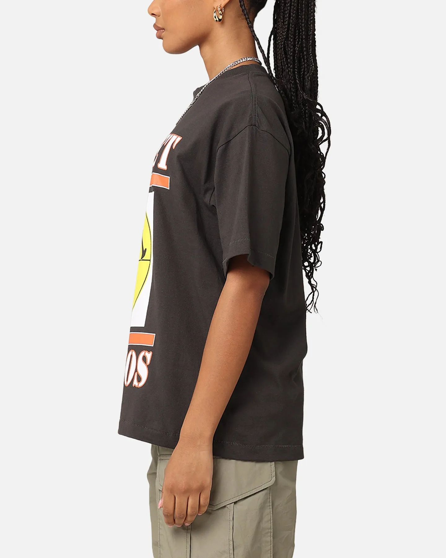 Formal Style Market X Smiley Focus T-Shirt Washed Black