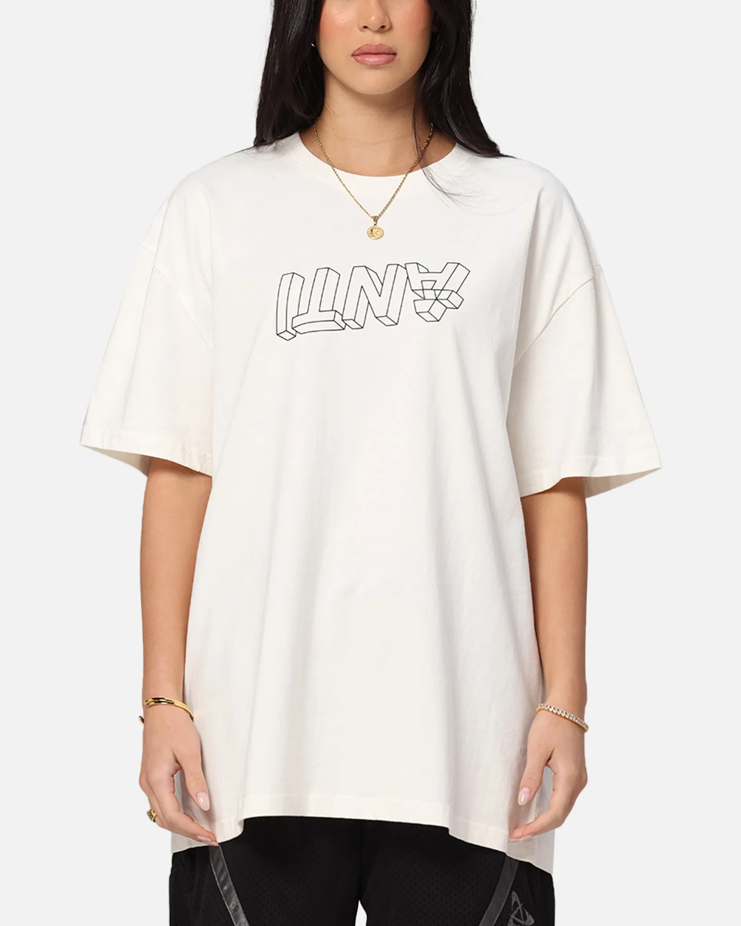 Preppy The Anti Order Dimension Boxy T-Shirt Off White
