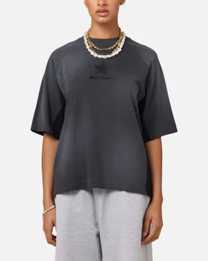 Loiter Daytona Panel T-Shirt Washed Black Halloween Chic Vibes