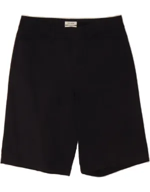 DOCKERS Womens Casual Shorts US 4 Small W30  Navy Blue Cotton Weekend Comfort Quick Dry Fit