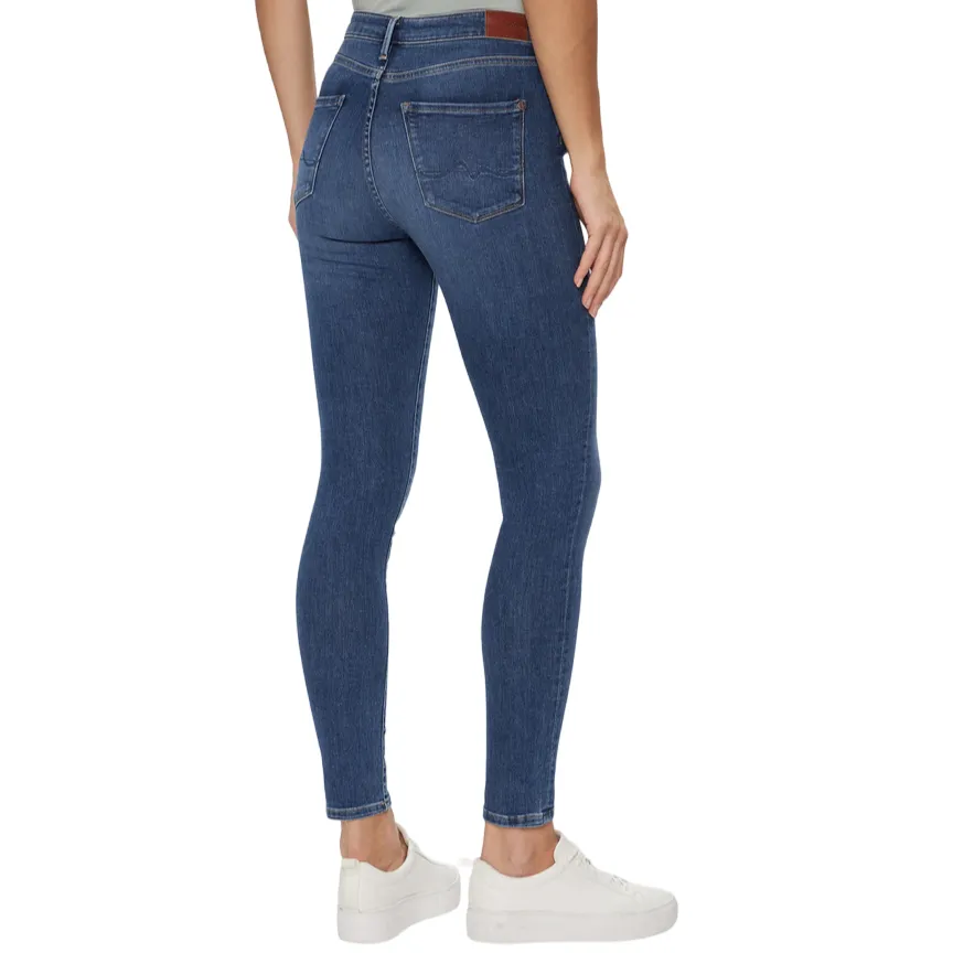 Pepe Jeans pantalone Skinny Jeans HW PL204584GX60 blu medio Breathable Work Meeting Relaxed Style