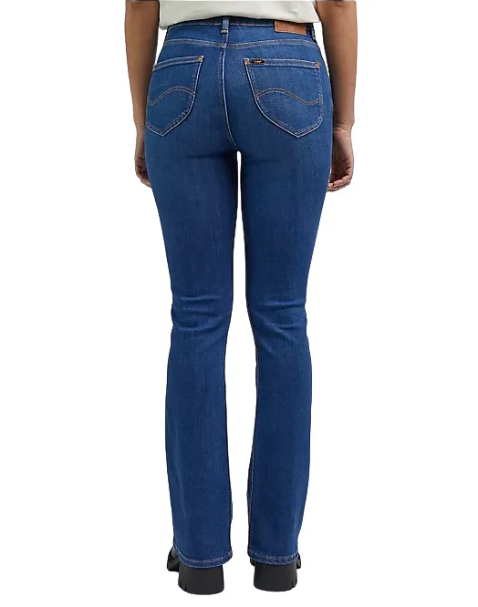 Picnic Style Modern Lee Pantalone in jeans a zampa da donna Breese 112341971 azzurro
