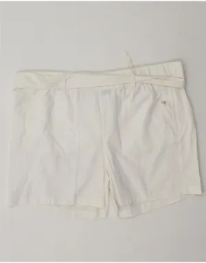 Effortless Fit Flex Foam Insert EDDIE BAUER Womens Casual Shorts XL W38 White Linen