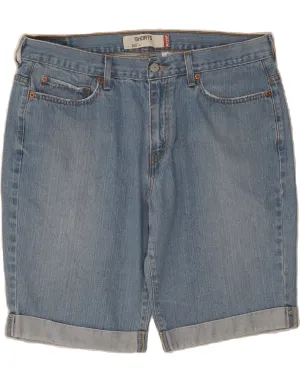 LEVI'S Womens 515 High Rise Denim Shorts US 16 2XL W36  Blue Cotton All Purpose Utility Fit