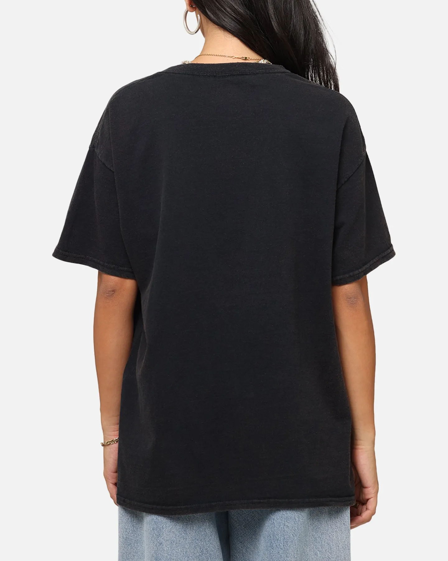 Poppy Poppy T-Shirt Black Vintage Fun Prints semi-formal style