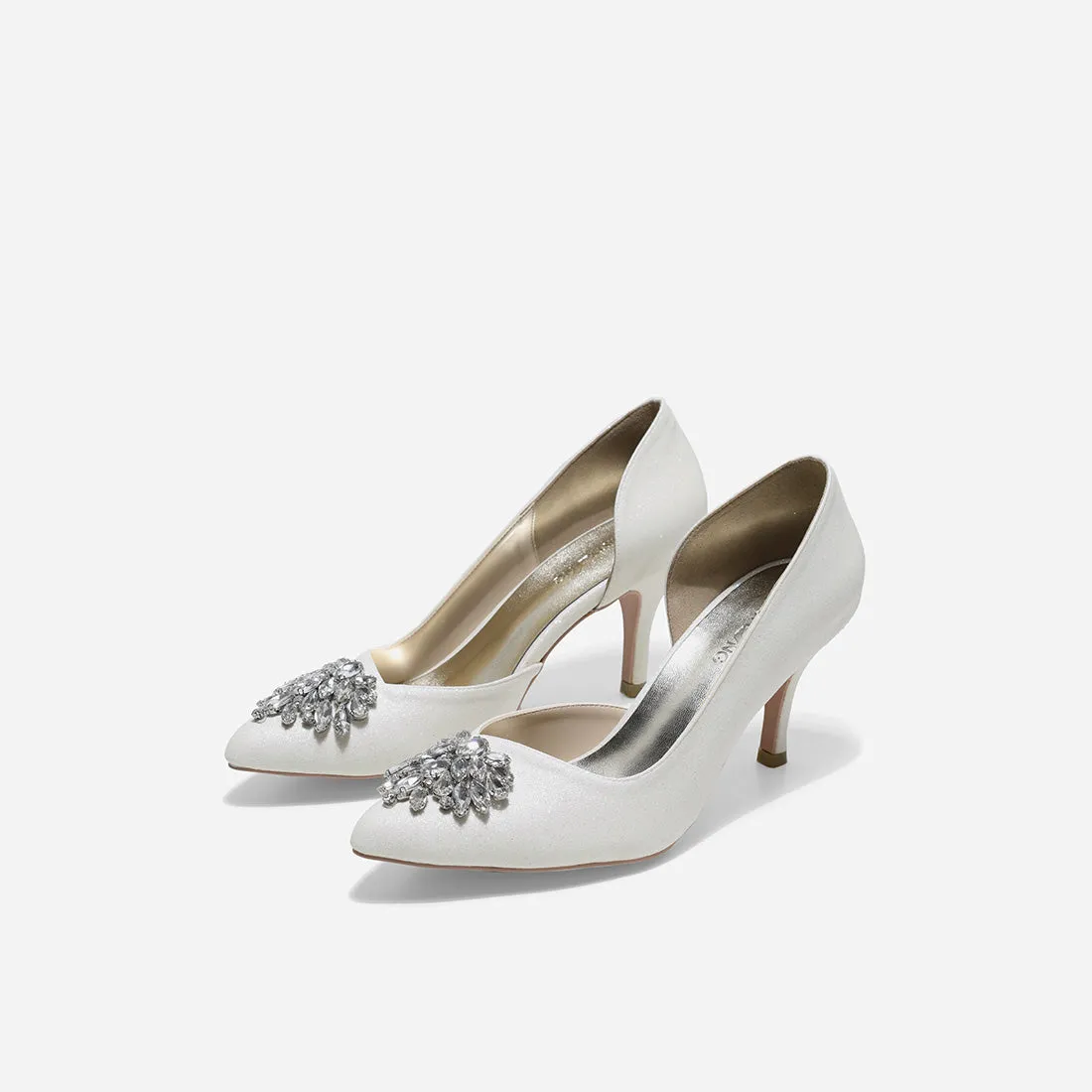 Twilight Cynthia White Pumps Men's footwear Modern
