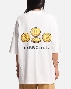 Carre Level Up Mock Neck T-Shirt Off White All-Purpose Comfort