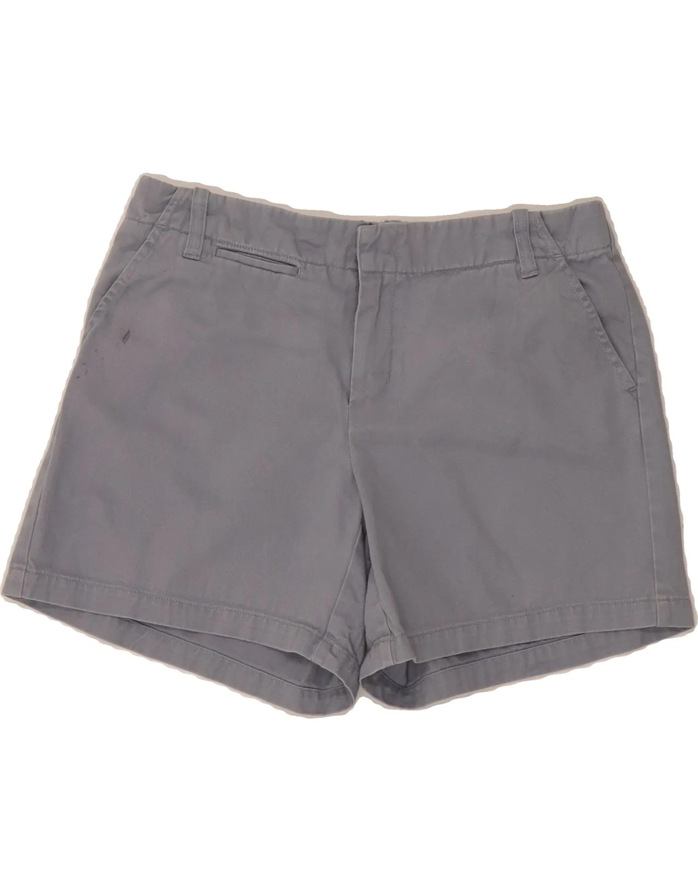 Breezy Fit Mood Casual J. CREW Womens Chino Shorts US 4 Small W27  Grey Cotton