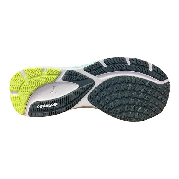 Puma scarpa da corsa da uomo  Velocity Nitro 2 195337 01 giallo-blu notte paisley - design shoes Ventilated Mesh