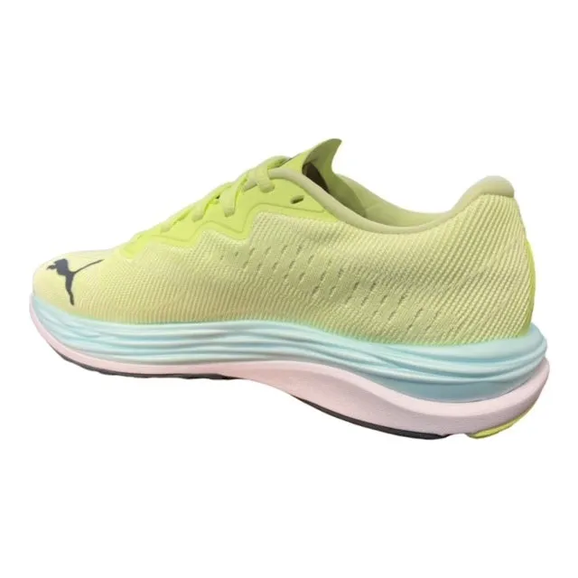 Puma scarpa da corsa da uomo  Velocity Nitro 2 195337 01 giallo-blu notte performance - enhancing Orthotic Ready Footbed