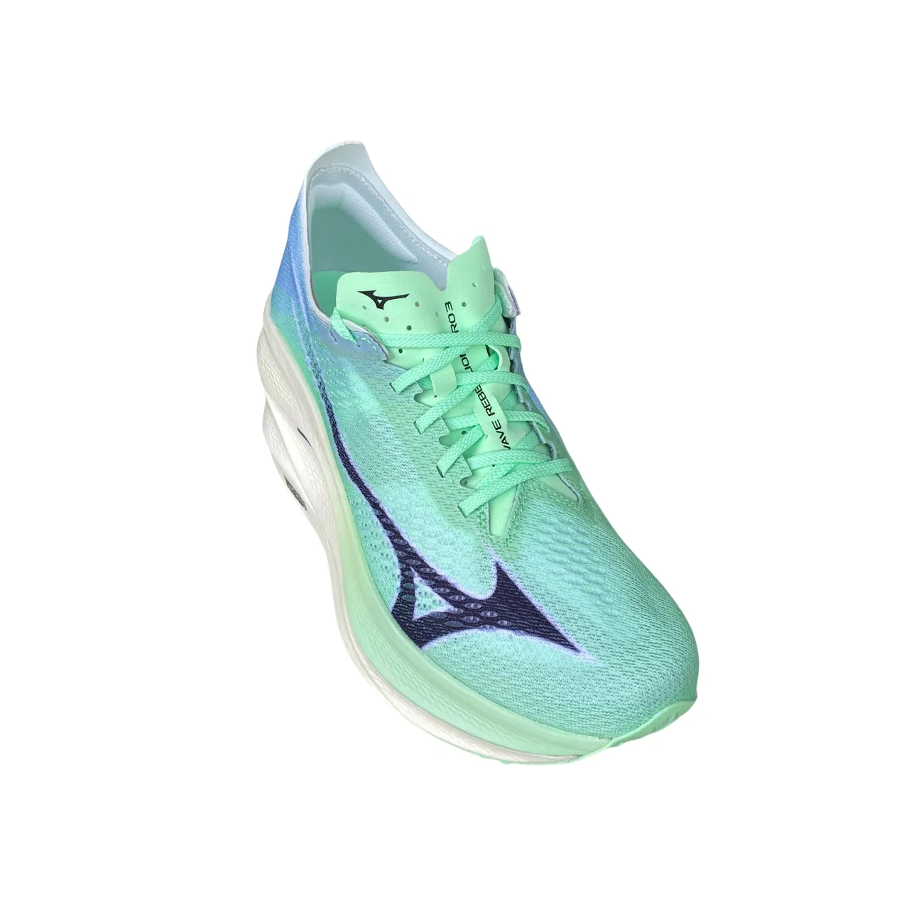 running on grass shoes balance - training Mizuno scarpa da corsa da uomo Wave Rebellion Pro 3 U1GD253001 menta-nero