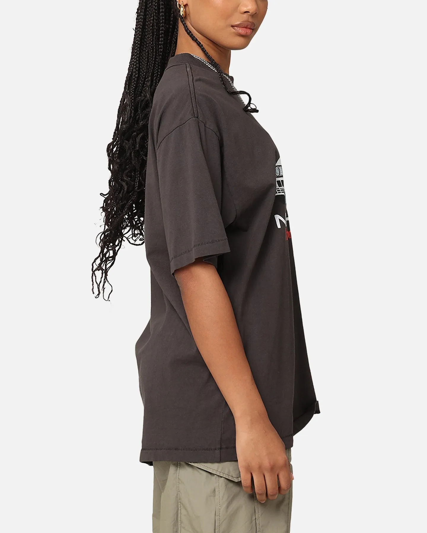 Market Ultimate Rally T-Shirt Washed Black Travel Wear Comfortable Layer