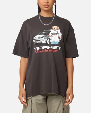Market Ultimate Rally T-Shirt Washed Black Cozy And Warm