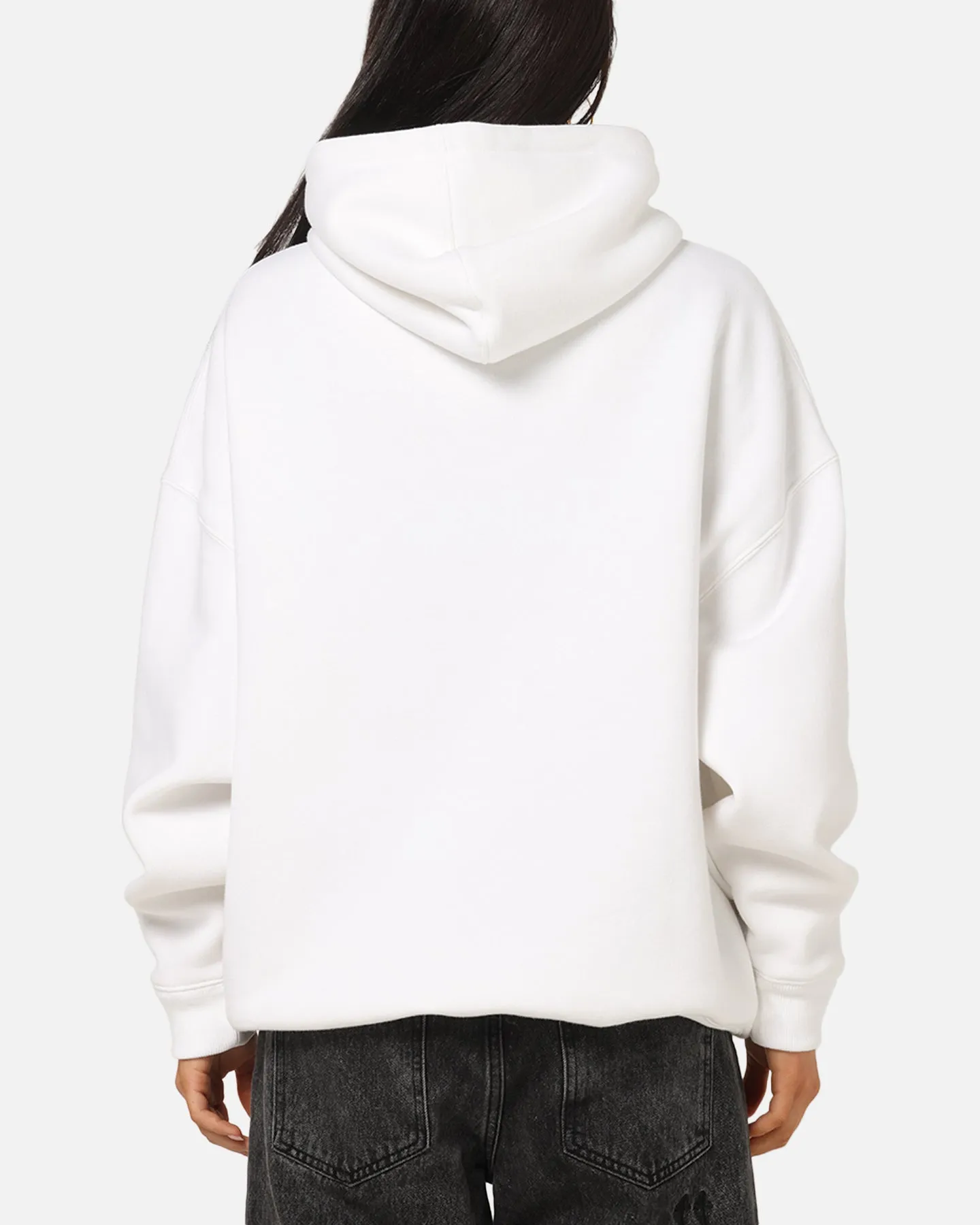 Saint Morta Studios Logo Boxy Hoodie White Girly style