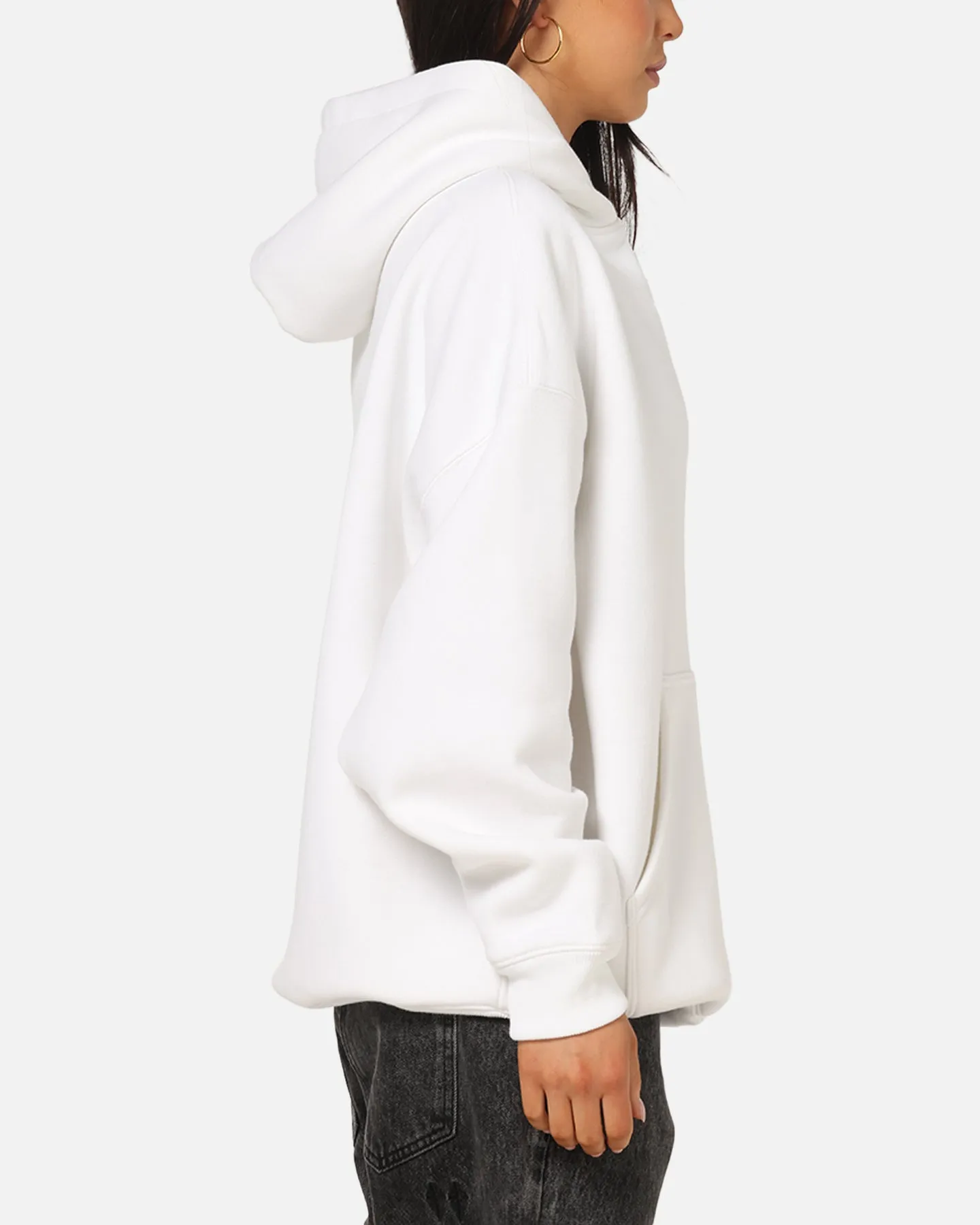 Urban Street Style Sheep like Saint Morta Studios Logo Boxy Hoodie White