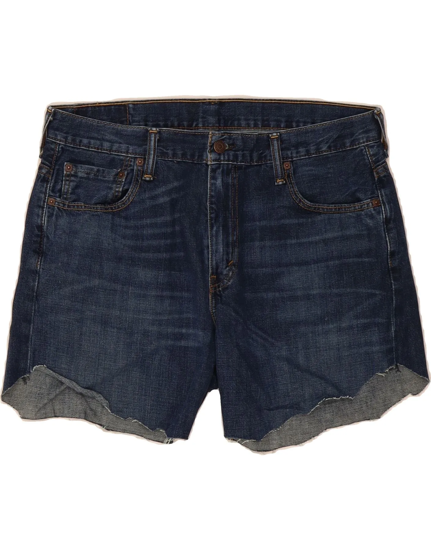 Chill Vibes Active Performance LEVI'S Womens 569 Denim Shorts W34 Large Navy Blue