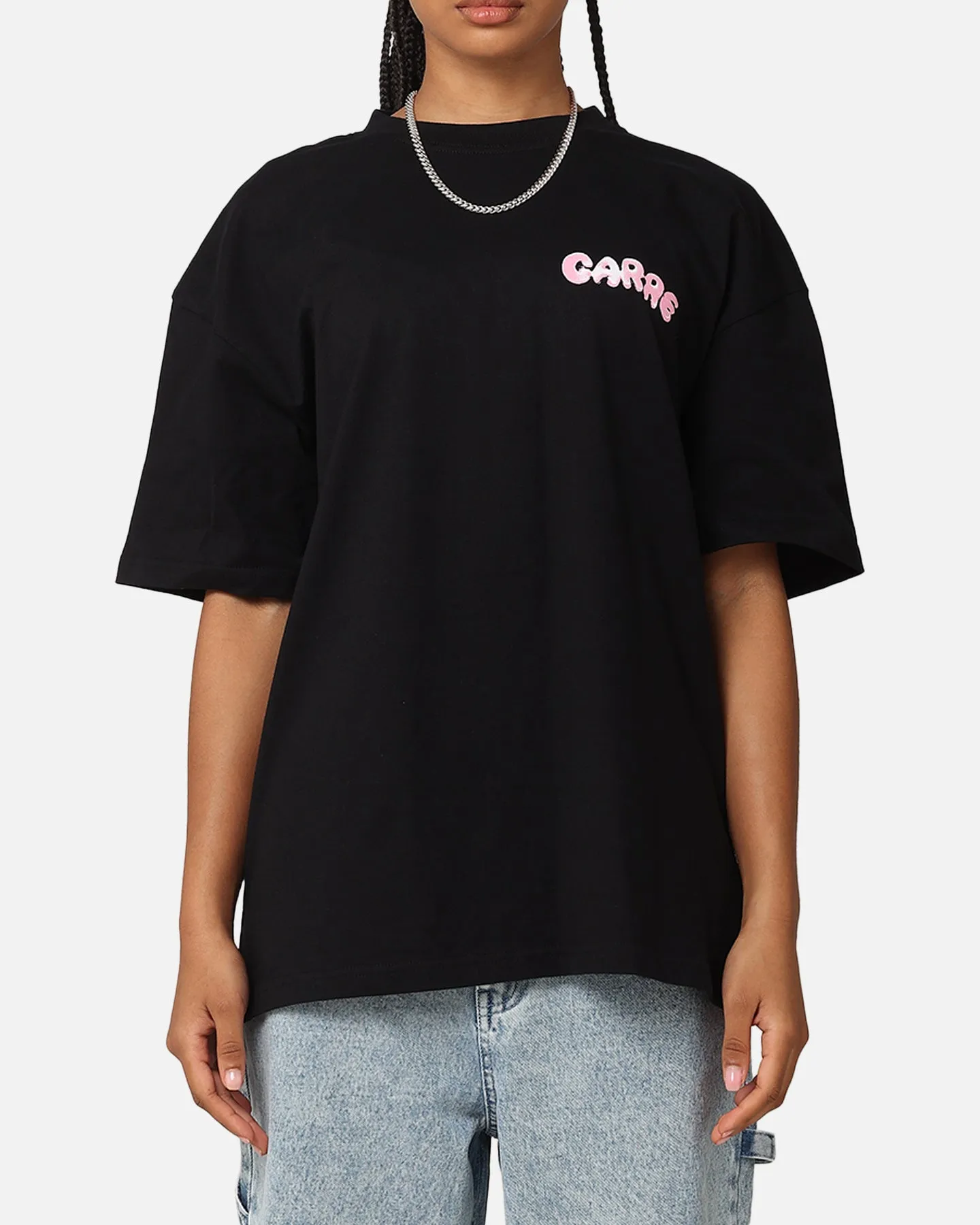 Carre Melted Drop T-Shirt Black UVProtectionFinish