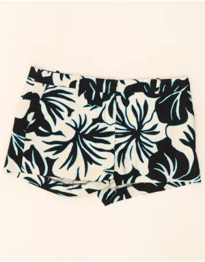 Anti Sag Technology MICHAEL KORS Womens Chino Shorts US 10 Large W34  Black Floral Cotton