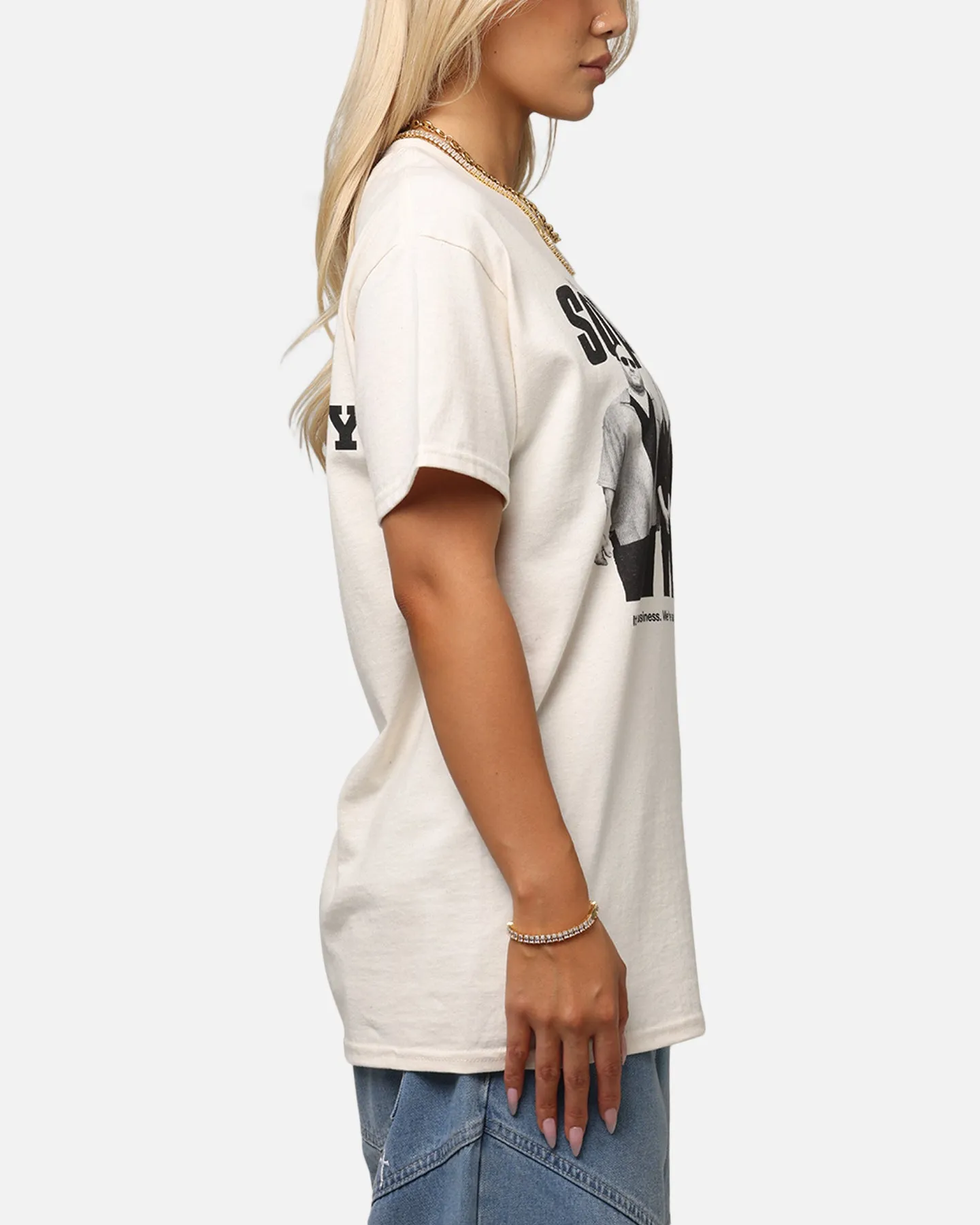 print design The Sopranos It's Business T-Shirt Off White