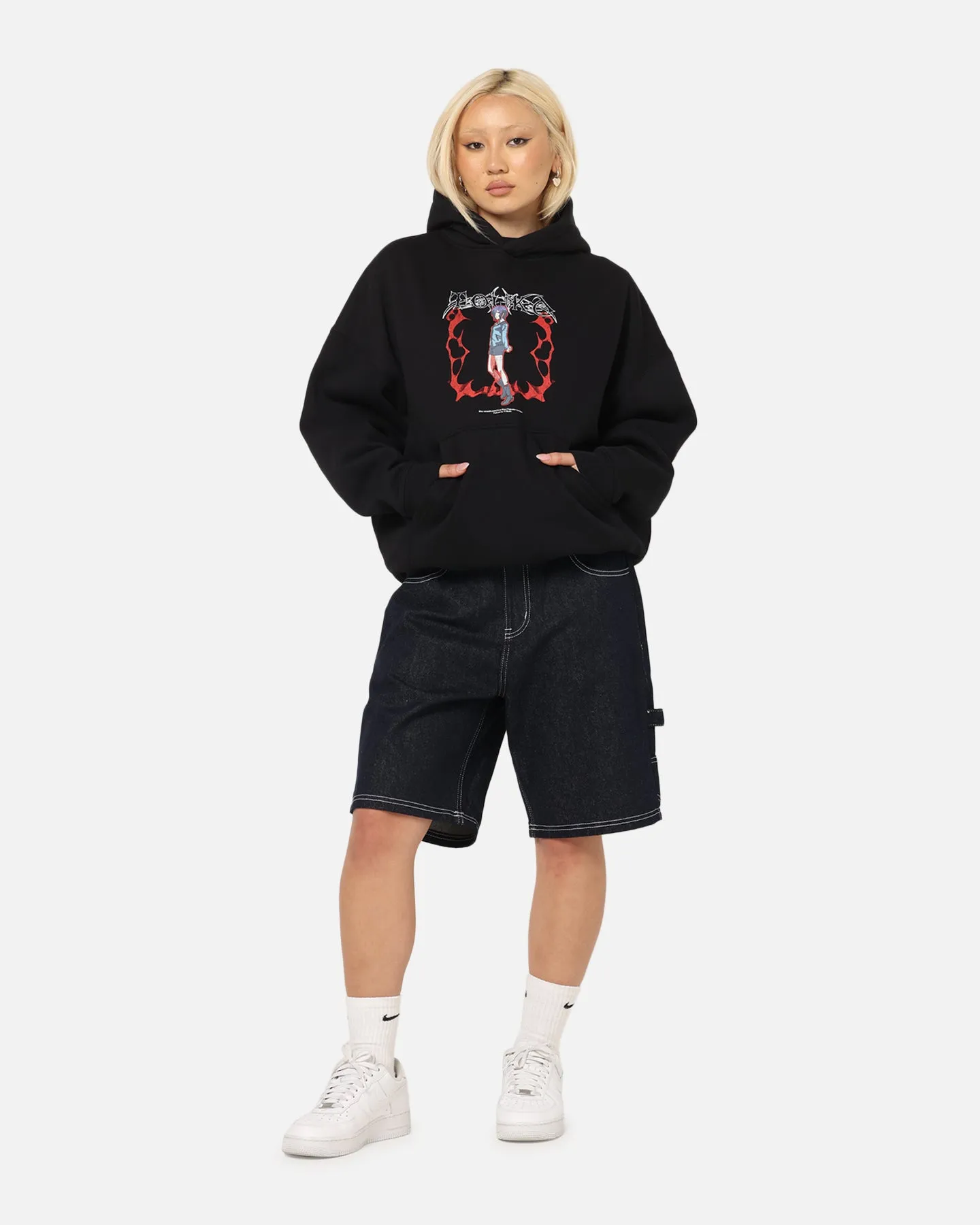 Minimalist Design 73 Studio X Tokyo Ghoul Rabbit Premium Hoodie Black