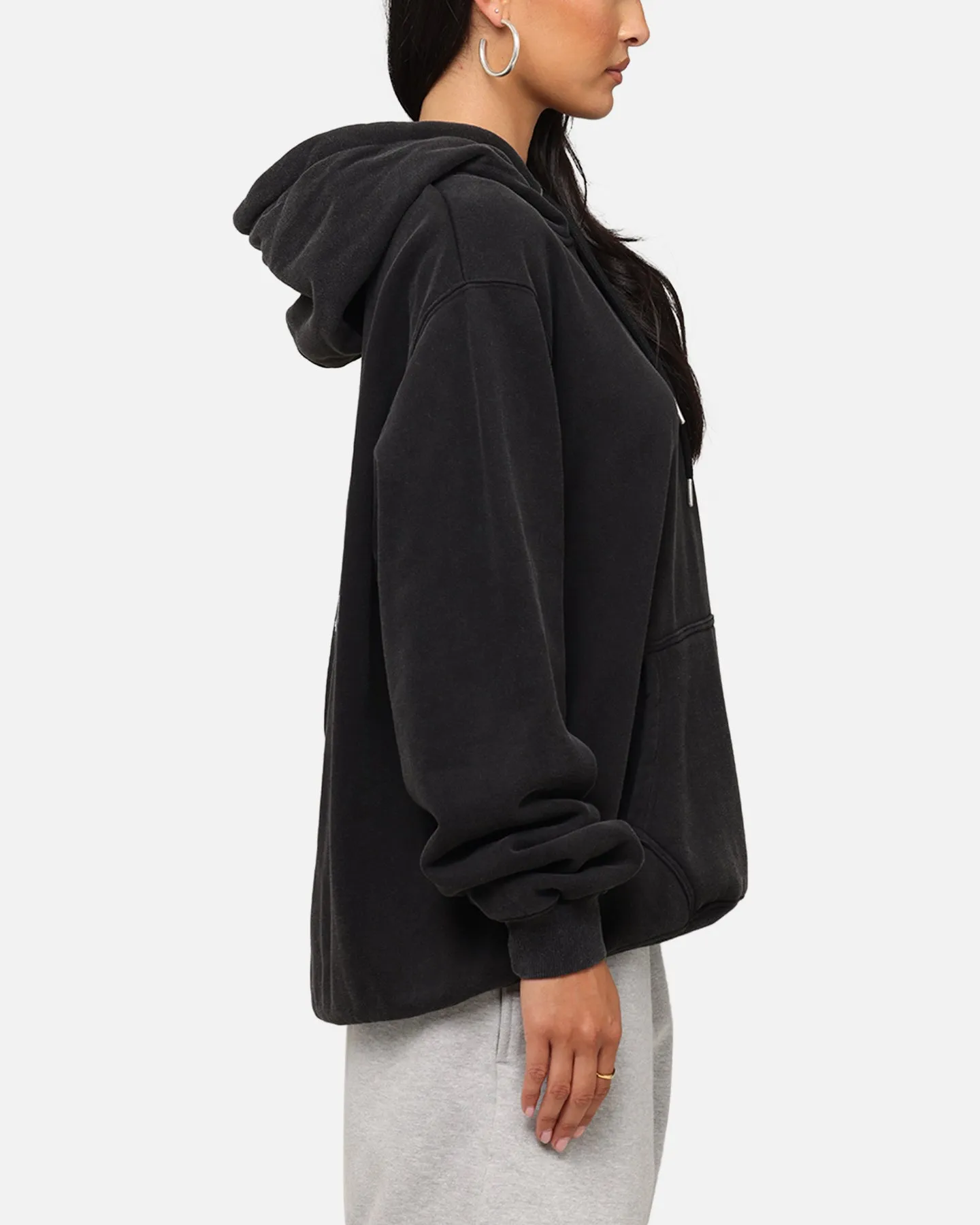 Carre Level Up Hoodie Vintage Black Lounge Wear Street Look Wear