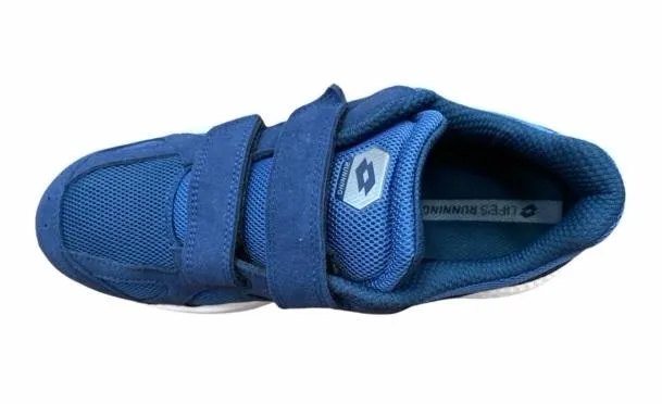 Lotto scarpa da corsa con lo strappo da uomo Speedride 601 IX S 215682 1L9 blu-argento Comfortable Experience Vaulted Heel Geometry
