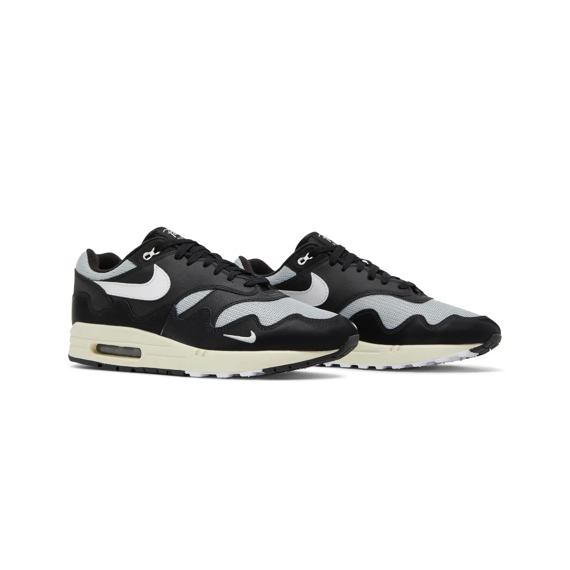 concrete - surface running shoes Air Max 1 Waves x Patta 'Black' (2021)