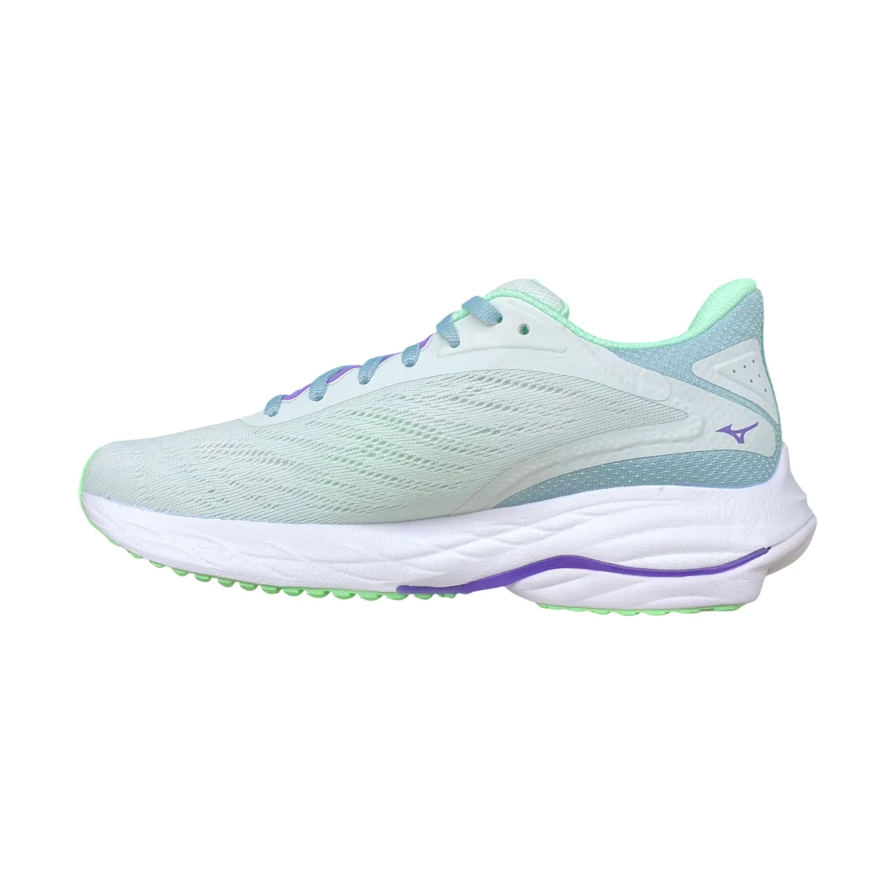 Mizuno scarpa da corsa da donna Wave Ultima 16 J1GD251821 acquamenta Contoured Heel Cup Knit Material